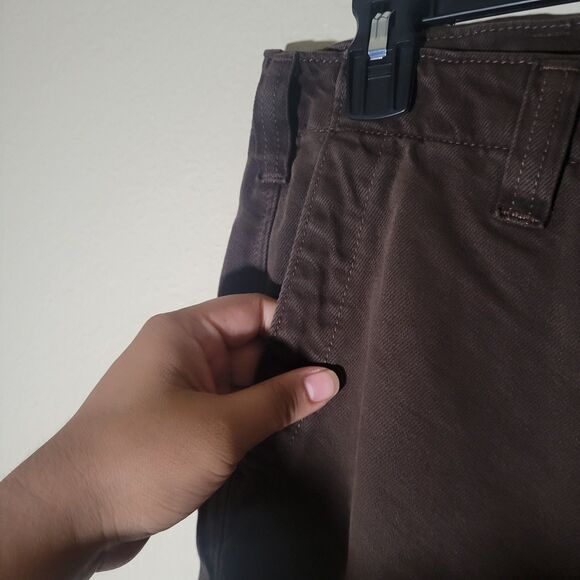 Abercrombie & Fitch | Men Lightweight Loose Jeans 30W 30L Brown Cotton Lyocell - Picture 3 of 7